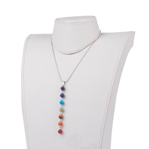 Chakra Y Style Necklace | Stainless Steel - Picture 3 of 5
